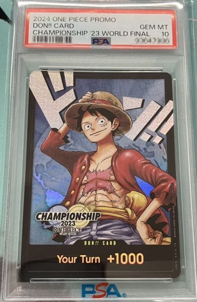 画像1: 【鑑定済/PSA10】チャンピオンシップ2023 ワールドファイナル 【英語版】 【ドンカード】【プロモ】【チャンピオンシップ2023】 (1)